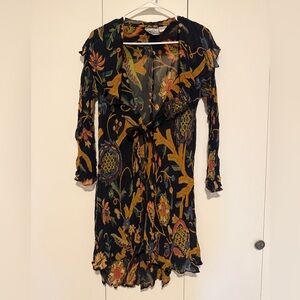 Vintage New Options by Kate Geddes Boho Floral Cardigan